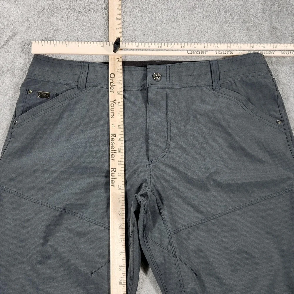 Kuhl‎ Silencr Pants Mens 40x30 Gray Ripstop Hiking Outdoor Stretch Nylon - Picture 15 of 16